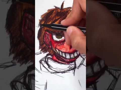 Drawing with markers|1| #shorts