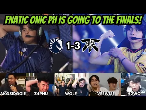 Fnatic Onic Philippines IS GOING TO THE M6 FINALS! Pinoy Streamer's Reaction!