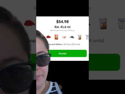 Would you take this? #doordash #doordashdriver #instacartshoppers #instacartshopper #fooddelivery