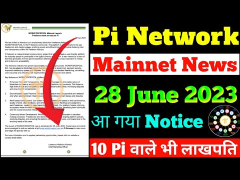 pi network mainnet news today || pi coin 28.06.2023 news || pi network latest update today || picoin