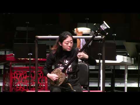 GAO Yizhen Sanxian (three-stringed fretless Banjo) solo "Sound of Qin" 高艺真自然音响三弦独奏《秦风》