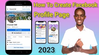 Step By Step; How To Create Facebook Profile Page|| Facebook New page Experience in 2023