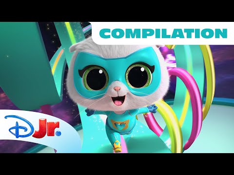 Bitsy's Oopsie Kitty Moments! | SuperKitties | Compilation | @disneyjr