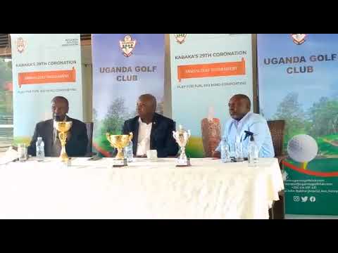 Official launch of Kabaka's 29th Coronation annual golf tournament at Uganda Golf Club in Kitante.