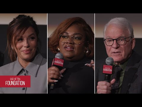 Michael Cyril Creighton, Eva Longoria, Da'Vine Joy Randolph, Steve Martin for OMITB