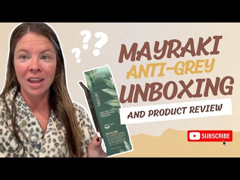 Mayraki Anti Grey Unboxing and Product Review #hair #haircare #antigrey #greyhair #shorts