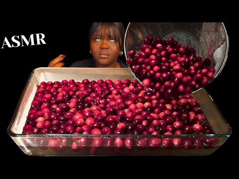 ASMR eating & reacting to tiktok viral candied cranberries Mukbang , RECIPE  (Talking) | Vikky ASMR