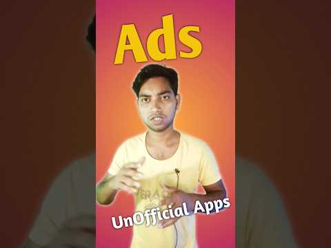 Un official apps | useless ads | #unofficialapps #uselessads #ads #sagarsite