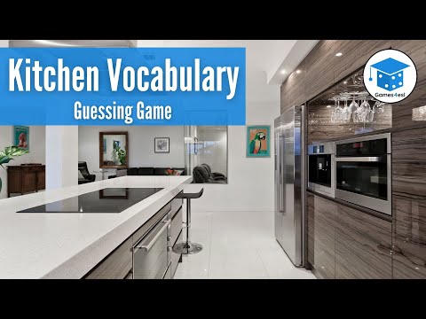 Kitchen Vocabulary In English | Guessing Game