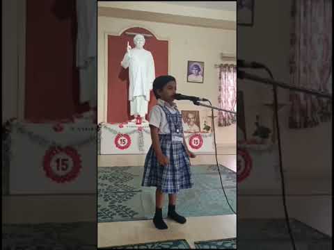 participated in Telugu Recitation activity in the school | kanvithaskitchen