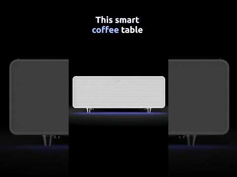 I want this smart coffee table! #smarthome #cooltech #smartgadgets #livingroom