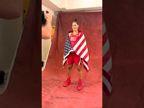 🔥👀 #LVAces Kelsey Plum Team USA #Viral Photo Shoot! #shorts #lasvegasaces #wnba #ytshorts #fyp