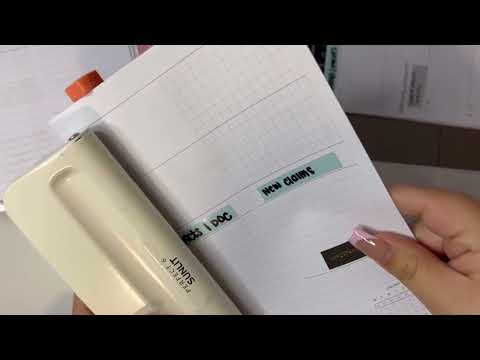 Work planner | from Cloth & Paper spiral planner to Moterm Rings