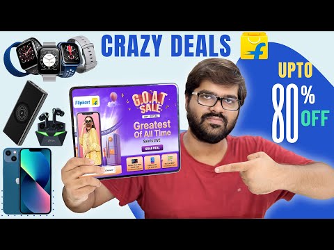 Best Deals On Smatwatches, Powerbank, iPhones, TWS, Electronics | Flipkart GOAT Sale CRAZY DEALS 🔥