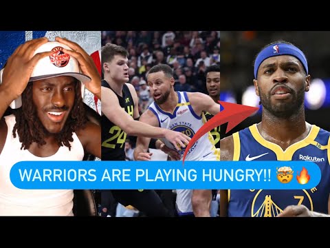 Warriors Are HUNGRY!! Warriors At Jazz Highlights Reaction