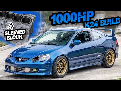 1000HP Honda K24 Build! | AWD Turbo Acura RSX (Engine Build Part 1) - Ep.13