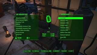 Fallout 4 - Container Menu w Item Stack Weight/Value Support