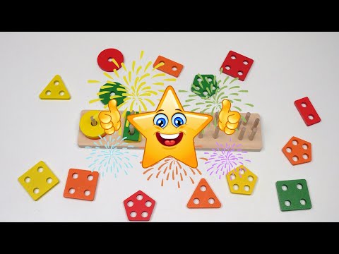 Best Toddler Shape and Number Learning | Learn Shapes and Numbers in English and Japanese