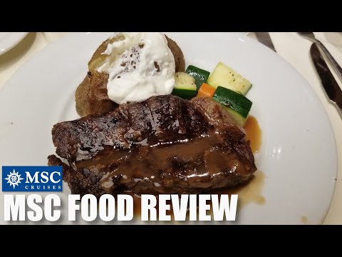 MSC Meraviglia dining room food tour and review - #MSC Meraviglia cruise food