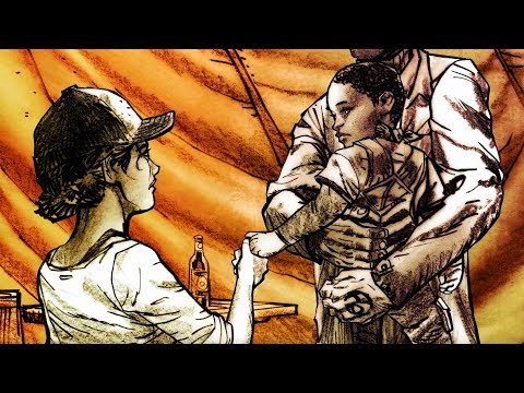 Clementine Says Goodbye to AJ Flashback (Telltale Walking Dead Final Season 4 & 3)