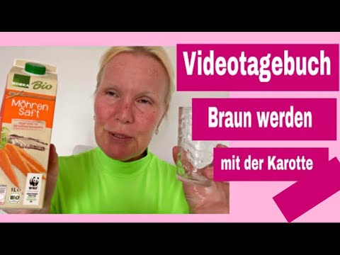 Videotagebuch Tag #6| Braun mit Karottensaft | Challenge, jeden Tag ein Glas