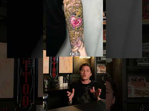 Jewelry Tattoos💎 Artist: Jenna Kerr • Instagram: jennakerrtattoo #shortvideo