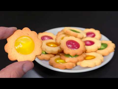 Glass cookies in just 5 minutes! No one will guess how you did it! Fun and delicious!