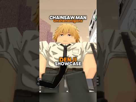 DENJI SHOWCASE!! #jujutsushenanigans #roblox #foryou #chainsawman #jjs #anime #denji #battlegrounds