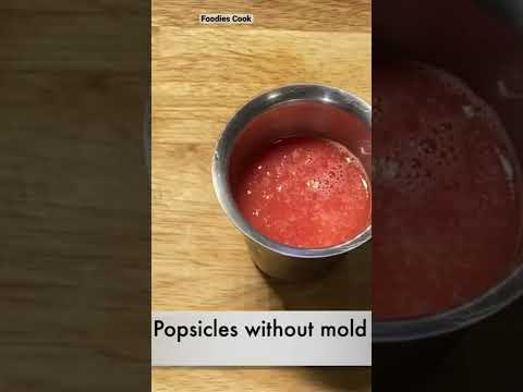 Watermelon popsicle | Homemade Popsicle | Healthy & Tasty Popsicle | Foodies Cook | Popsicle Recipe