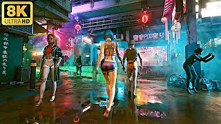 [8k] Cyberpunk 2077 OVERDRIVE Ray Tracing Gameplay! RTX 4090 Ultra Settings PC