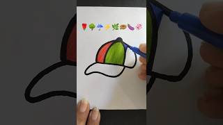 Cap 🧢 coloring #art #drawing #ytshorts #trending #trend #shortfeeds #ytshorts