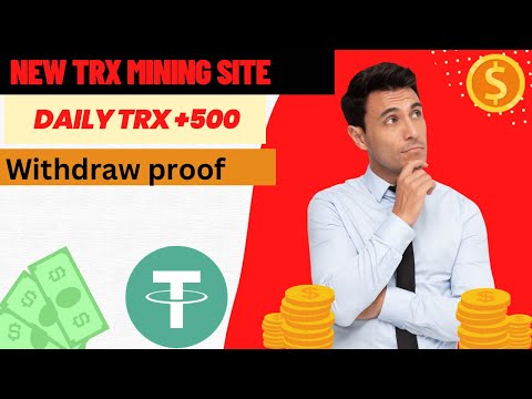 New trx mining site | online earning app | trx mining website in 2024