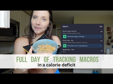 How I ACTUALLY track a Full Day of Tracking Macros in a calorie deficit