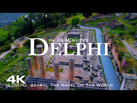 DELPHI 🇬🇷 Drone Aerial 4K | Δελφοί, The Navel of the World | Δελφούς Greece Ελλάδα