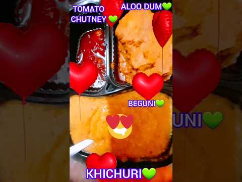 KHICHURI ❤ | BHOGER KHICHURI 💜 | KHICHURI RECIPE 💚 | KHICHDI RECIPE 💛 | #shorts