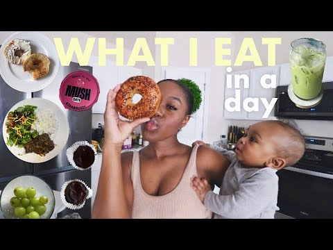 what i eat in a day as a busy, new mom! (EASY&HEALTHY)