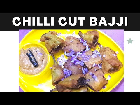 MirchiBajji|Cut Mirchi Bajji | Chilli Bajji