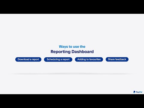 How to Access the PayPal Reporting Dashboard