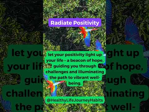 The Power of Positivity: Radiating Joy and Happiness #shorts #motivation