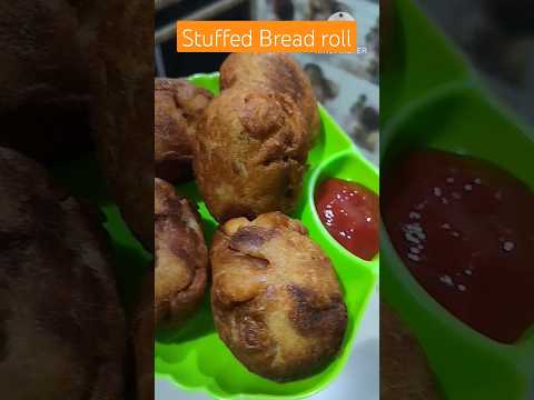 Tasty Stuffed Bread roll😋👌#shorts#viral #reels #viralshort #tasty #recipe