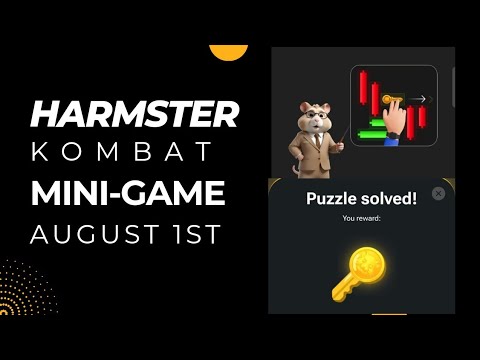 Hamster Kombat 🐹 Mini-game - August 1st (solve the puzzle at once)