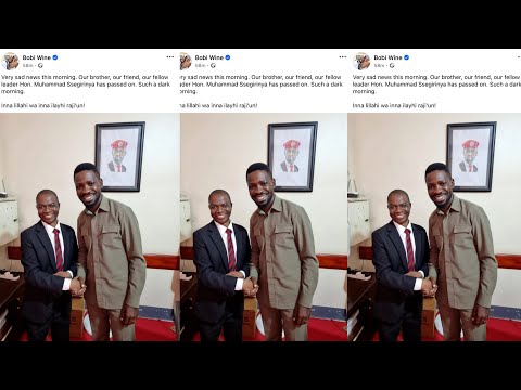 Bobi Wine should give speech for 5 hours on my burial - The late Hon Ssegirinya's speech