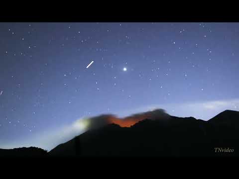 Sakurajima on Christmas Night