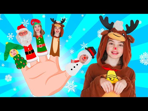 Finger Family Christmas Song | Kids Songs & Nursery Rhymes | Nick and Poli