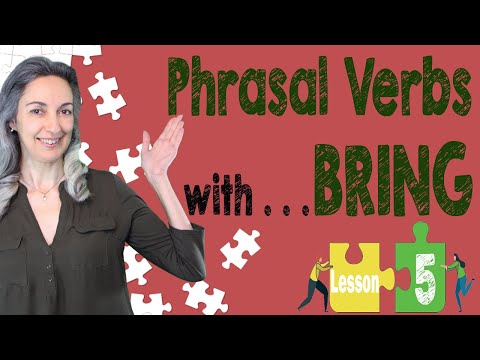 Top 10 phrasal verbs with Bring | English Vocabulary | QUIZ