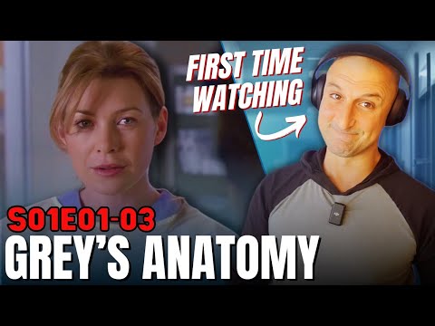 is ** GREY'S ANATOMY ** just a SOAP OPERA? | FIRST WATCH | S01E1, E2 & E3