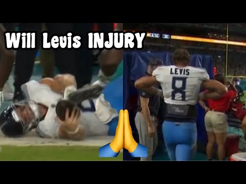 Will Levis INJURY Vs Dolphins 😳 Titans Vs Dolphins 2024 highlights