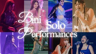 BINI SOLO PERFORMANCE COMPILATION | BINIVERSE CONCERT DAY 1