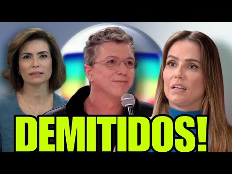 10 FAMOSOS que FORAM DEMITIDOS da GLOBO e QUANTO GANHAVAM POR MÊS