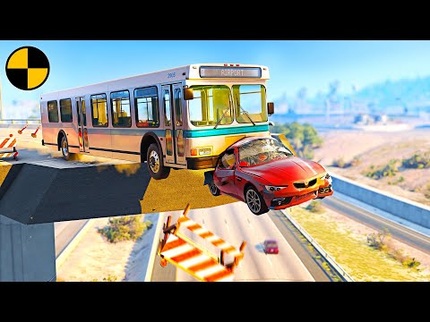 Bus and Car Сrashes #1 😱 BeamNG.Drive